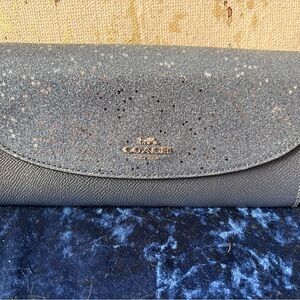 Coach Sparkling Midnight Blue Wallet